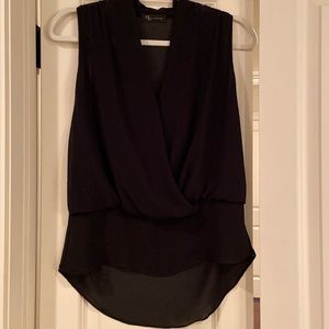 kld signature black dressy top